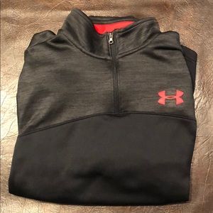 Mens Large Under Armor Quarter-zip
